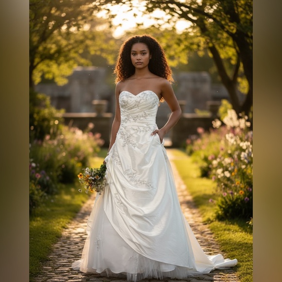 Pronovias Dresses & Skirts - PRONOVIAS wedding dress excellent condition size 8. Worn once. Gorgeous.